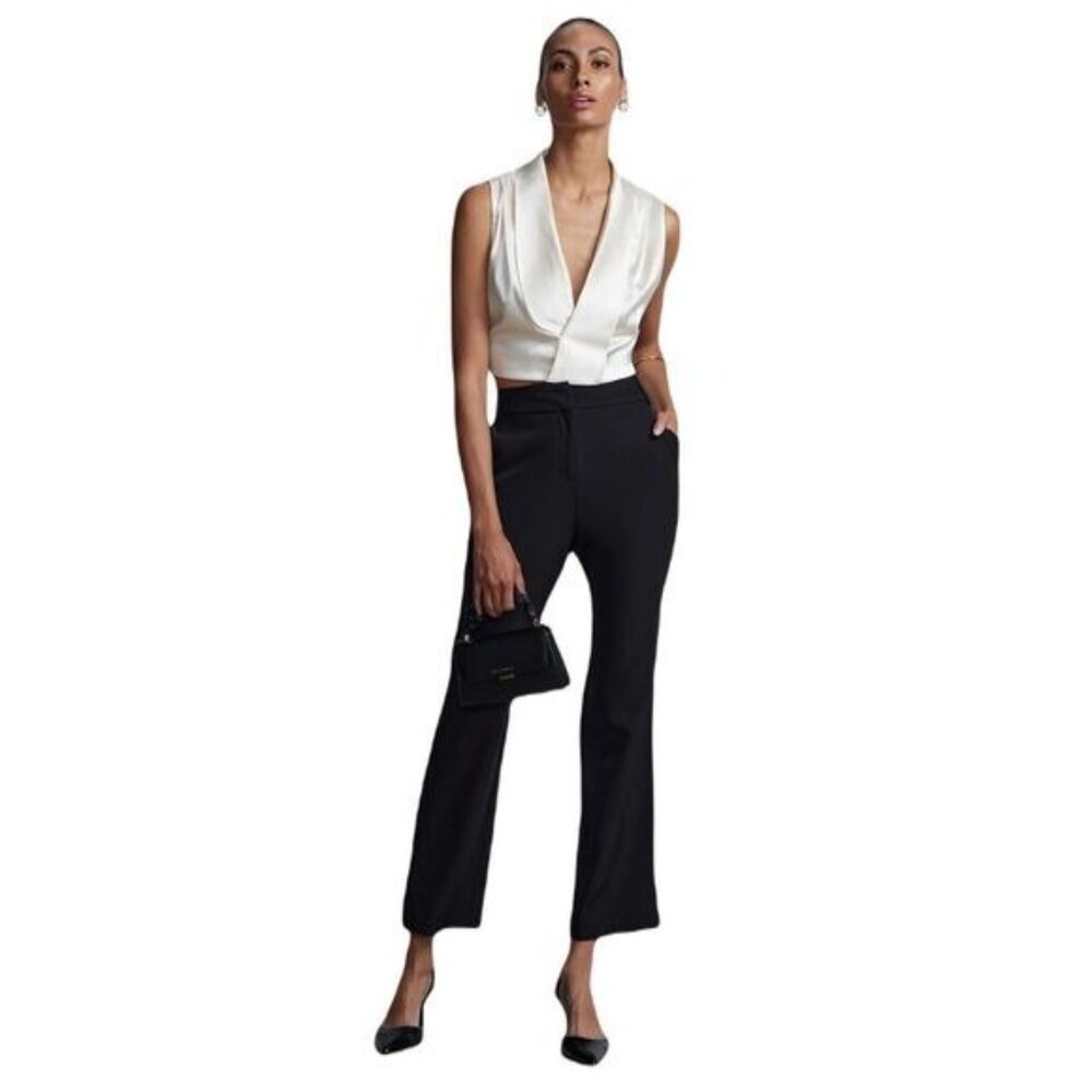 New‎ York & Company High Rise Straight Leg Pant Stretch 2P